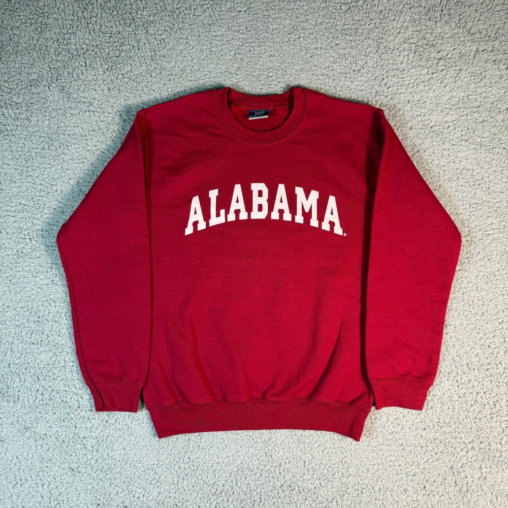 University of Alabama Crewneck Size Small MV Sport Crimson Roll Tide Sweatshirt